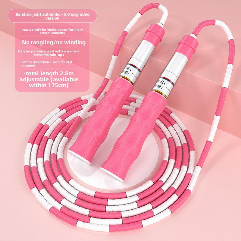 Adjustable Bamboo Skipping Rope
