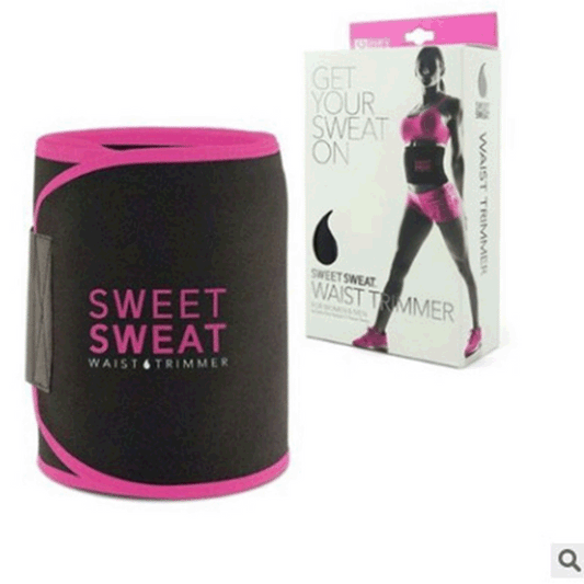 Sweat-inducing sports waist belt