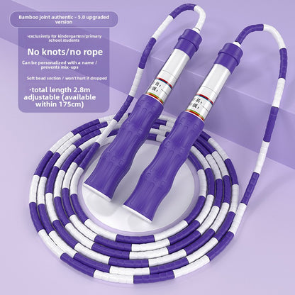 Adjustable Bamboo Skipping Rope