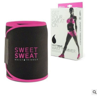 Sweat-inducing sports waist belt