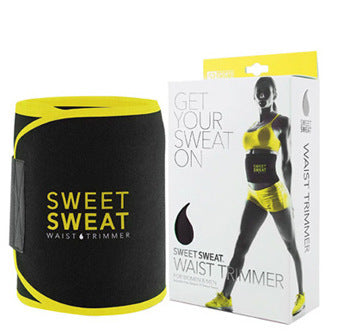 Sweat-inducing sports waist belt