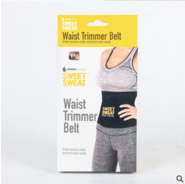 Sweat-inducing sports waist belt