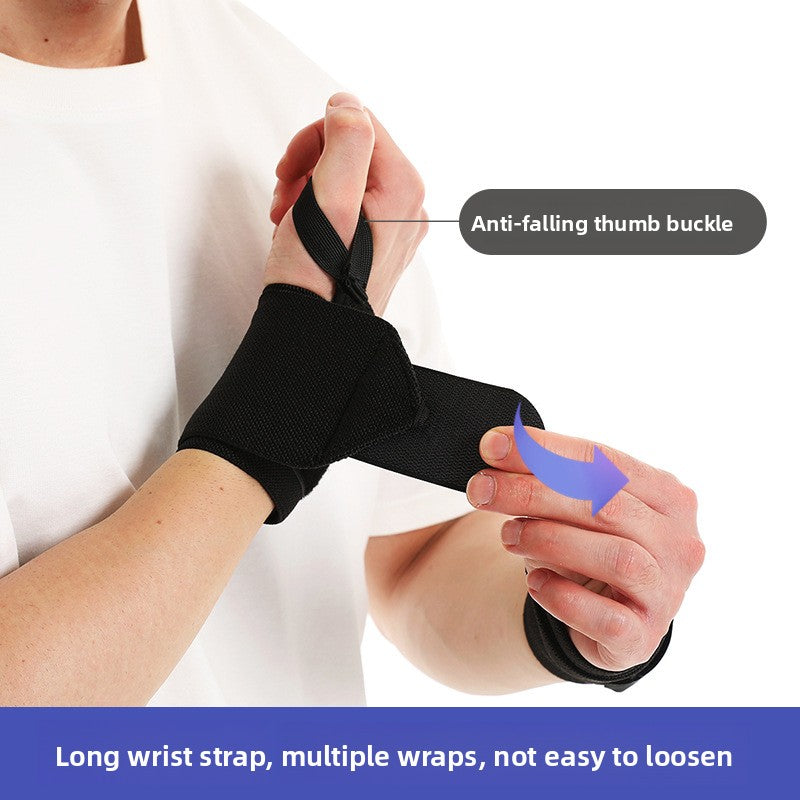 Wrist guard against sprains during sports