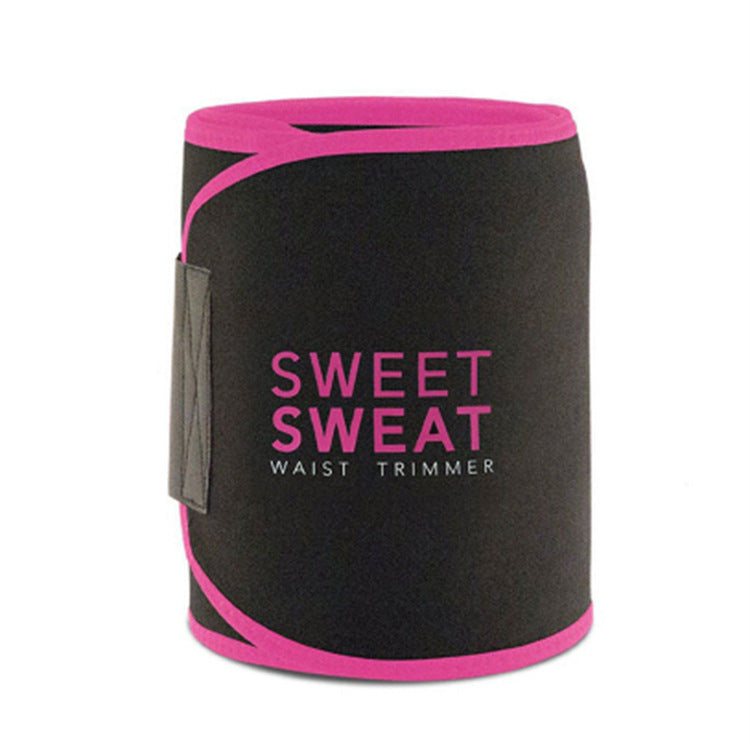Sweat-inducing sports waist belt