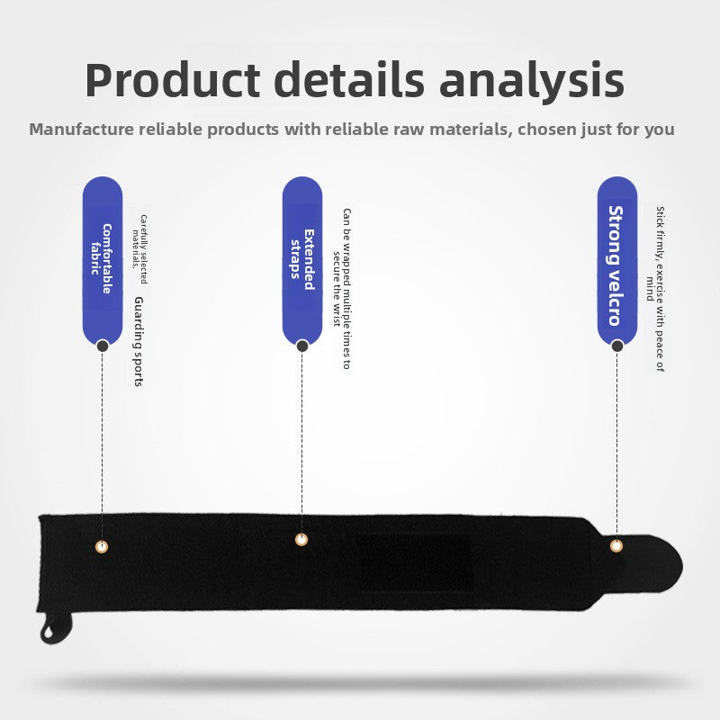 Wrist guard against sprains during sports